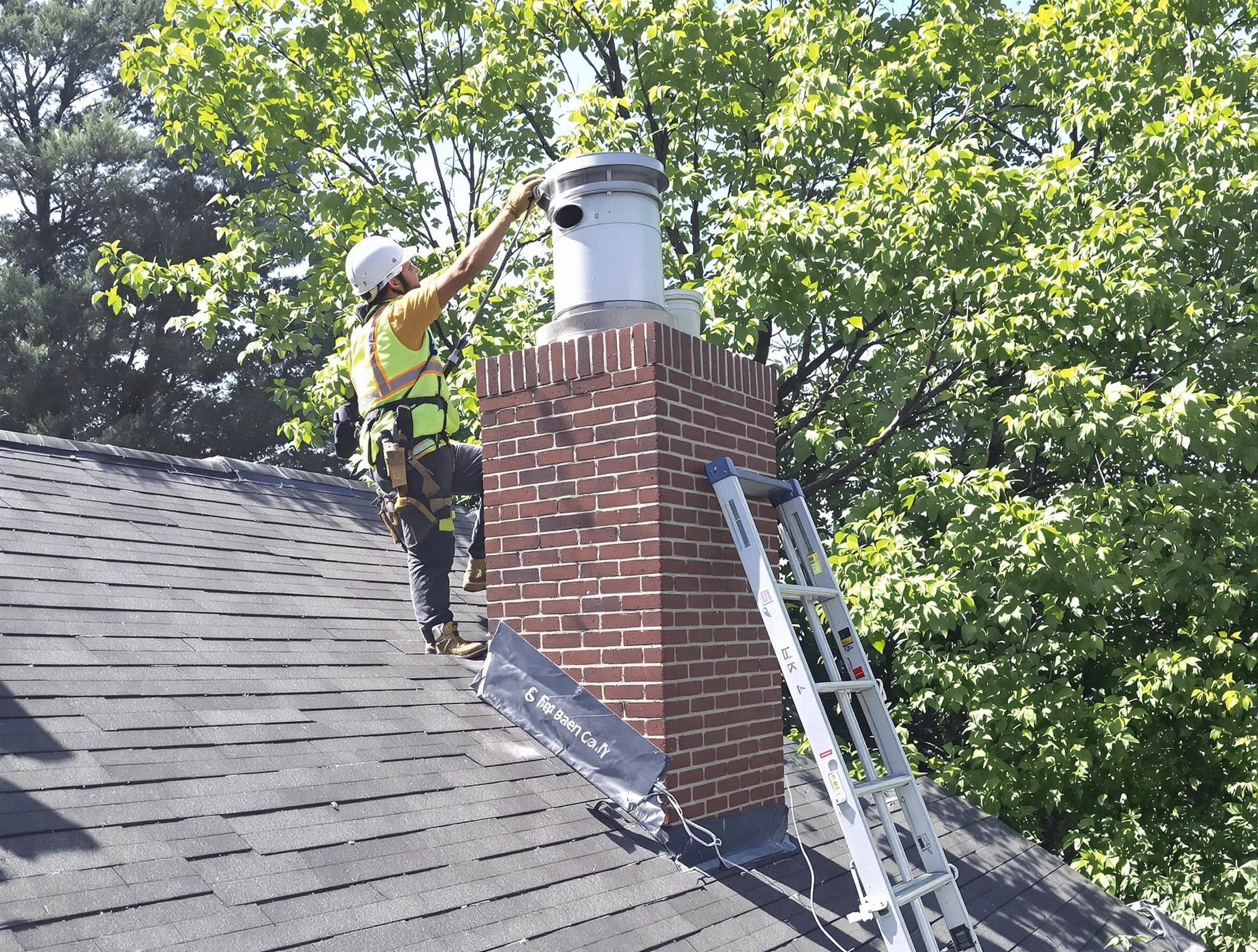 Chimney liner inspection by Centerville Chimney Sweep in Centerville, UT