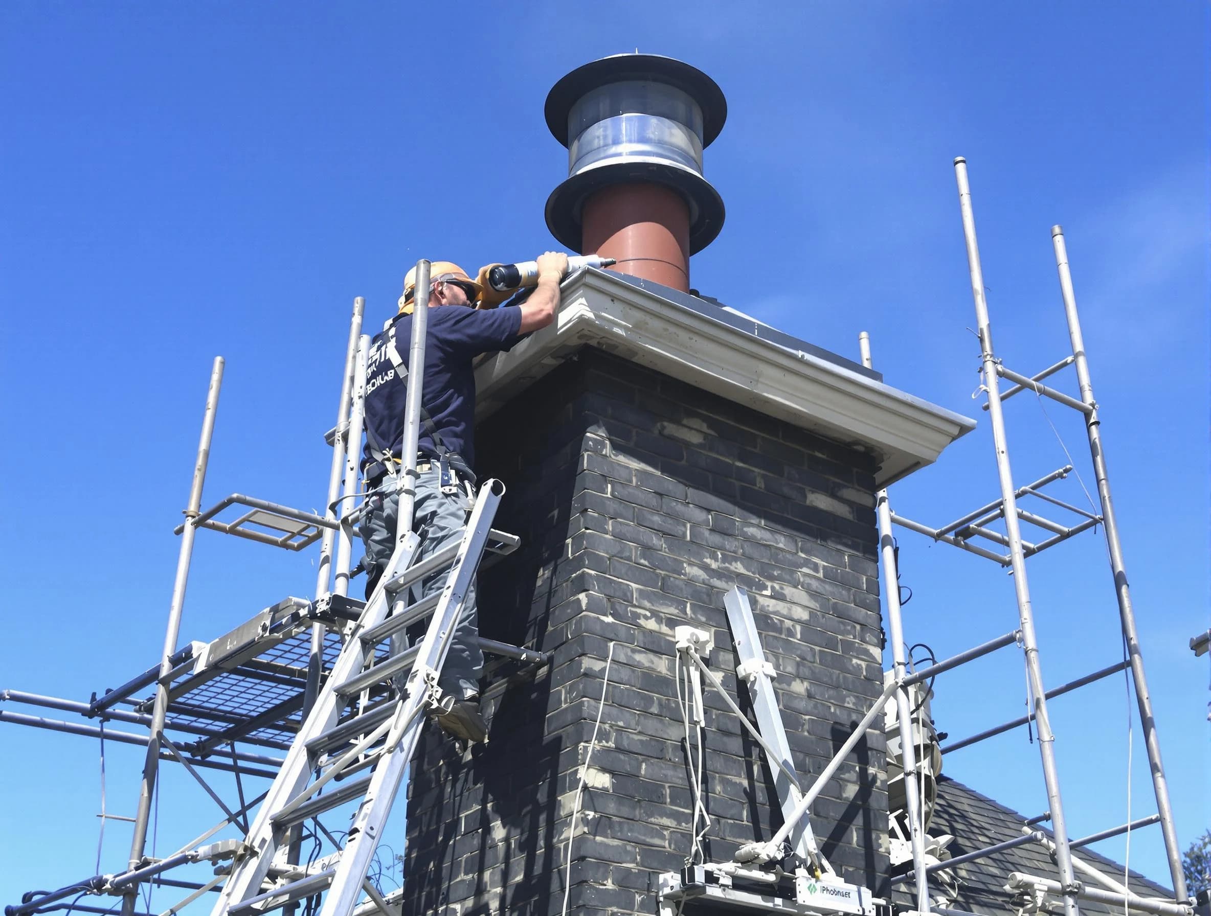 Sturdy chimney crown finished by Centerville Chimney Sweep in Centerville, UT