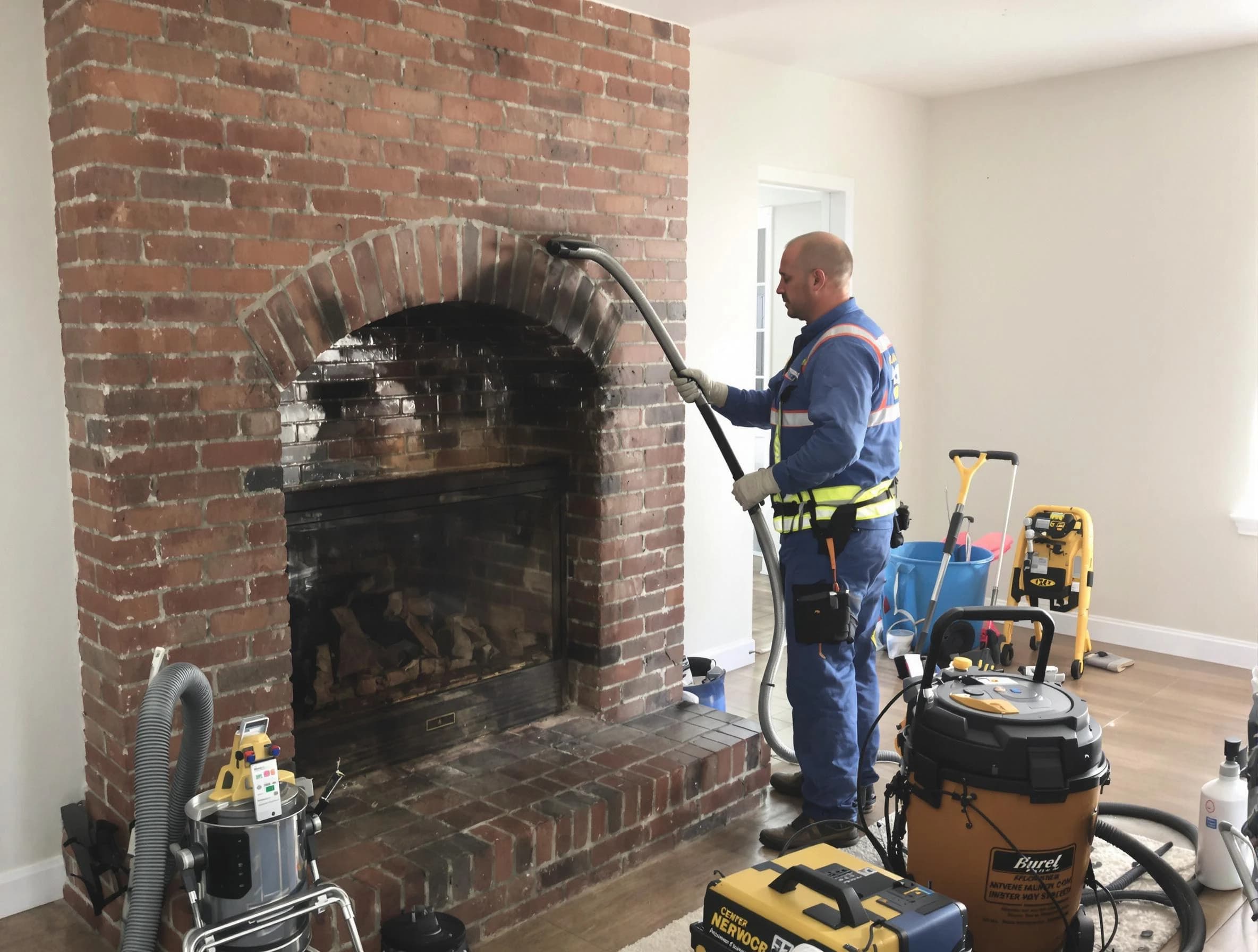 Centerville Chimney Sweep expert performing detailed chimney sweep in Centerville, UT