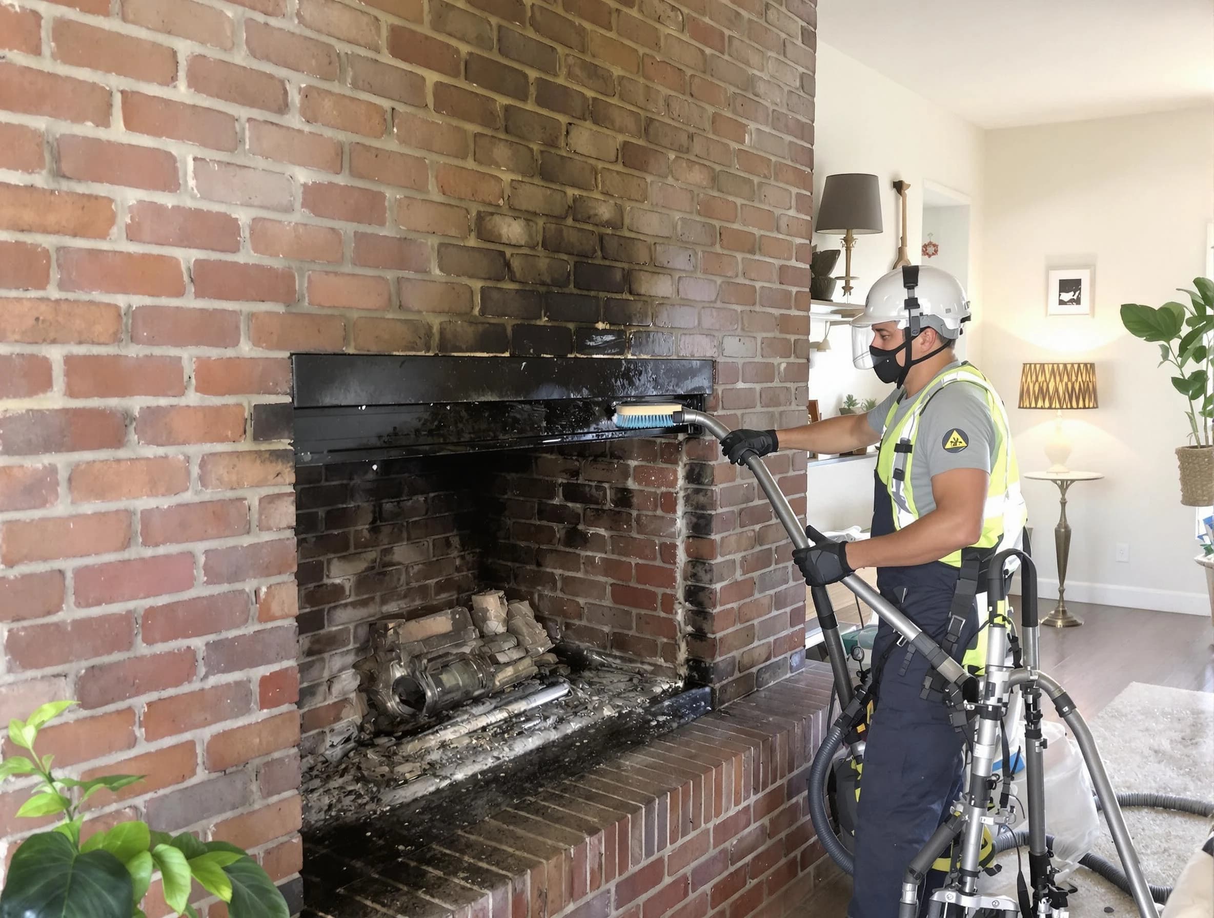Centerville Chimney Sweep providing fireplace cleaning services in Centerville, UT