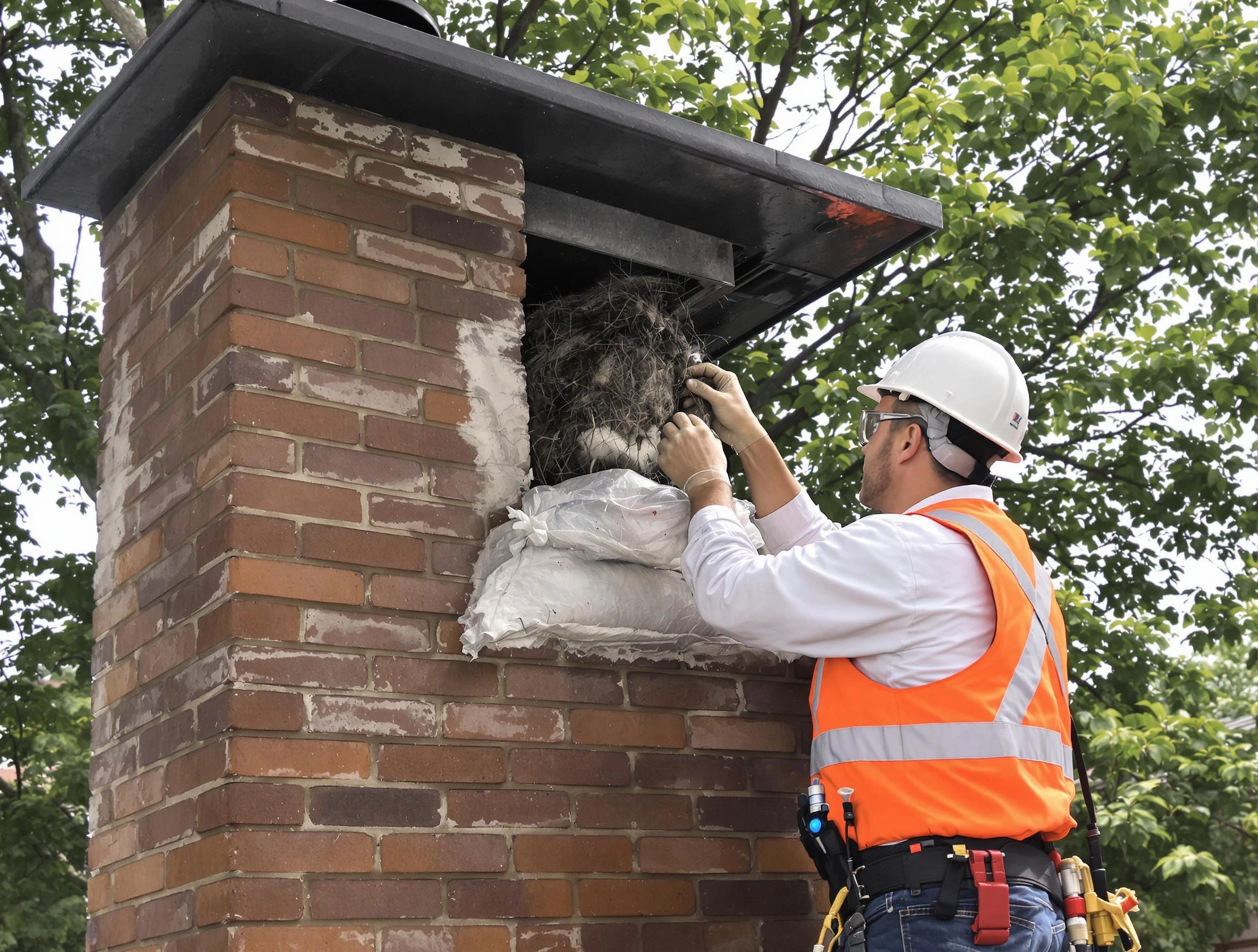 Humane removal of debris and animals by Centerville Chimney Sweep in Centerville, UT