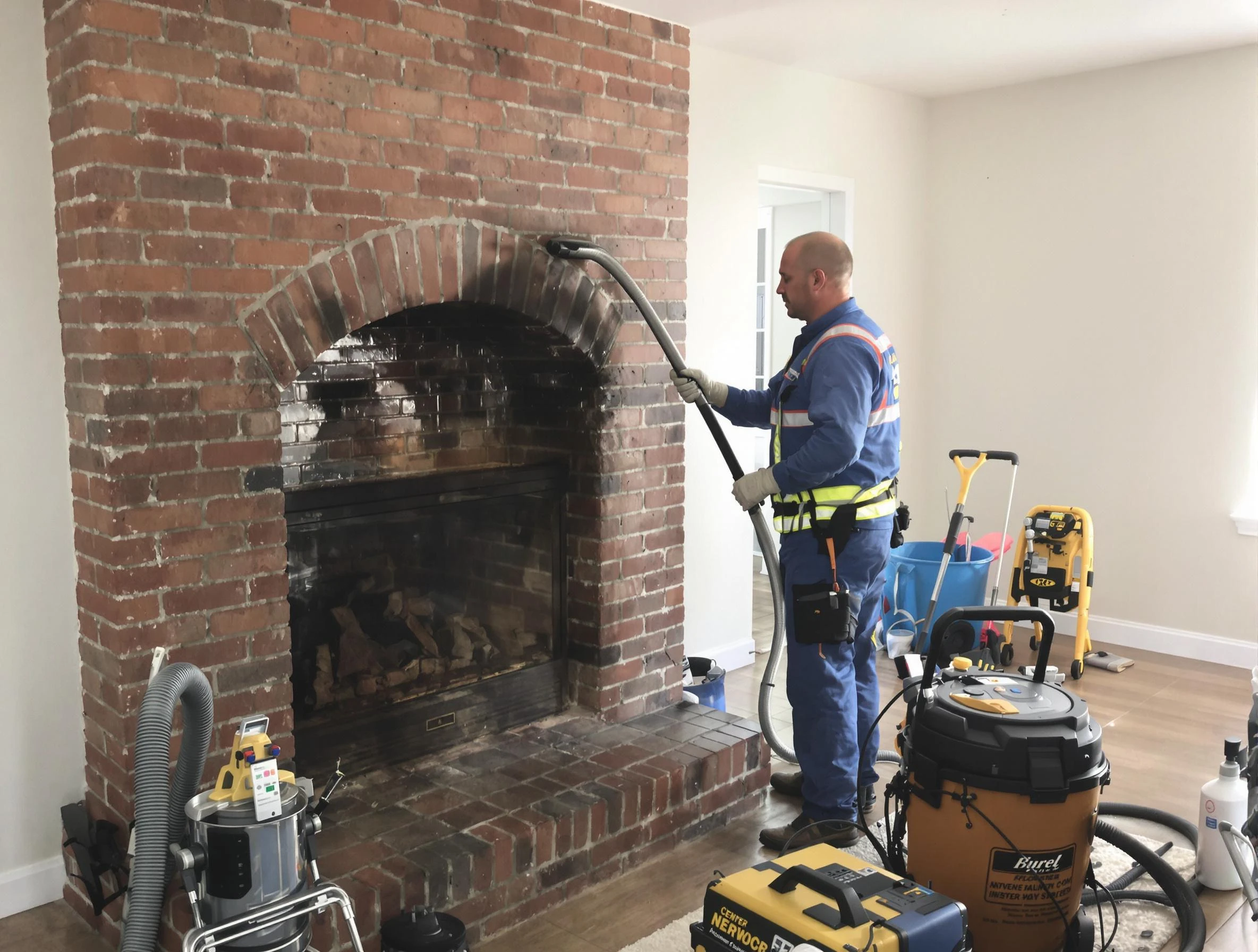 Centerville Chimney Sweep expert performing detailed chimney sweep in Centerville, UT